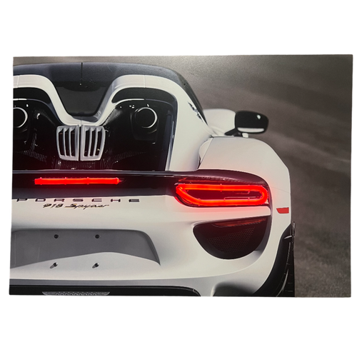 918 Spyder F90 LED Car Poster