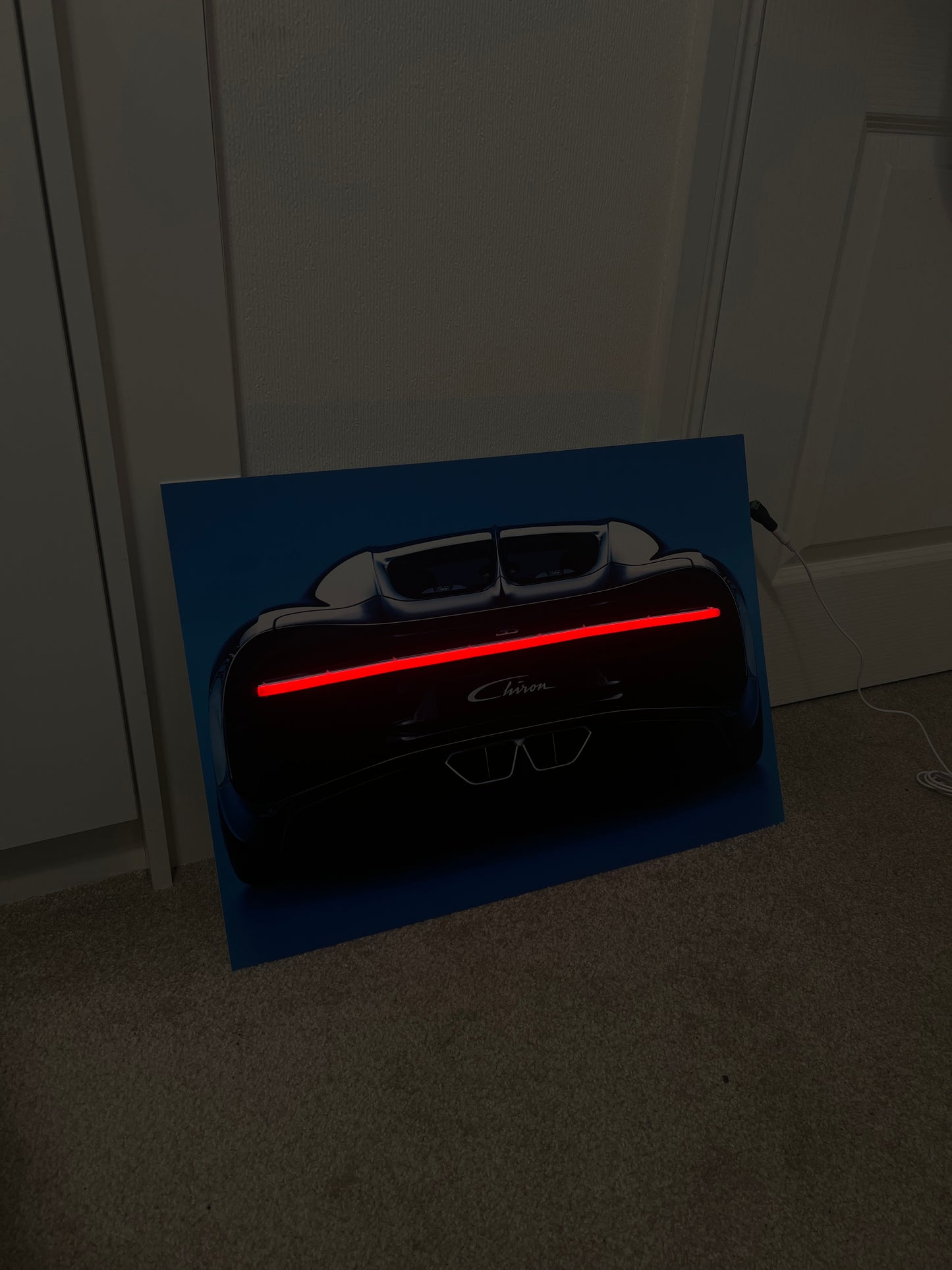 Chiron LED Car Poster