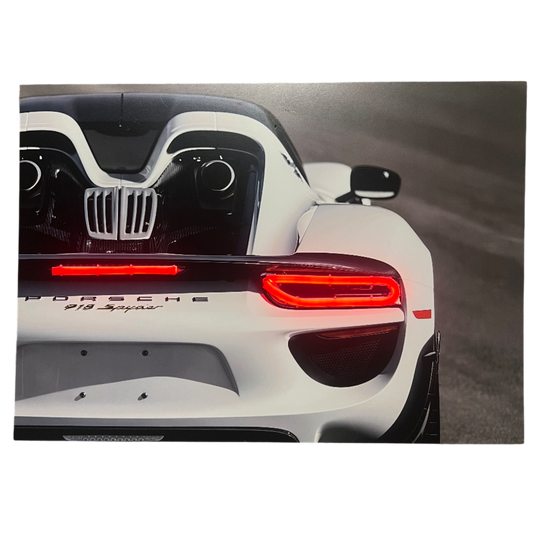 918 Spyder F90 LED Car Poster
