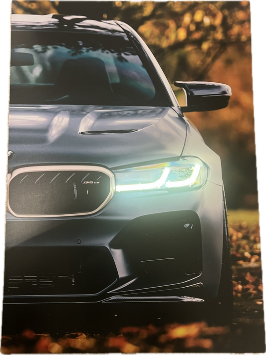 M5 CS F90 LED Car Poster
