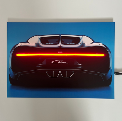 Chiron LED Car Poster