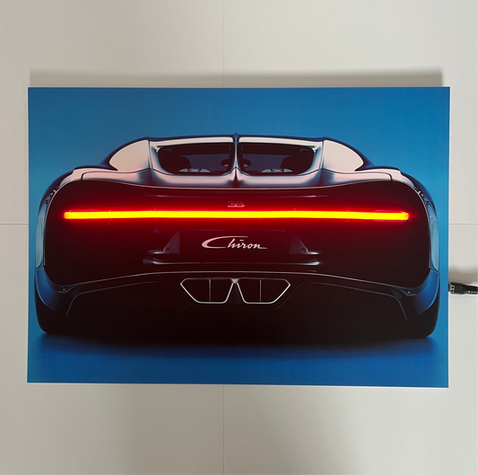 Chiron LED Car Poster